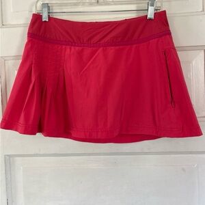 Title Nine Poly/Spandex Tennis/Golf Skirt with Zip Pocket, Lined. Medium